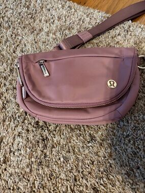 lululemon athletica micro Pink Crossbody Bag